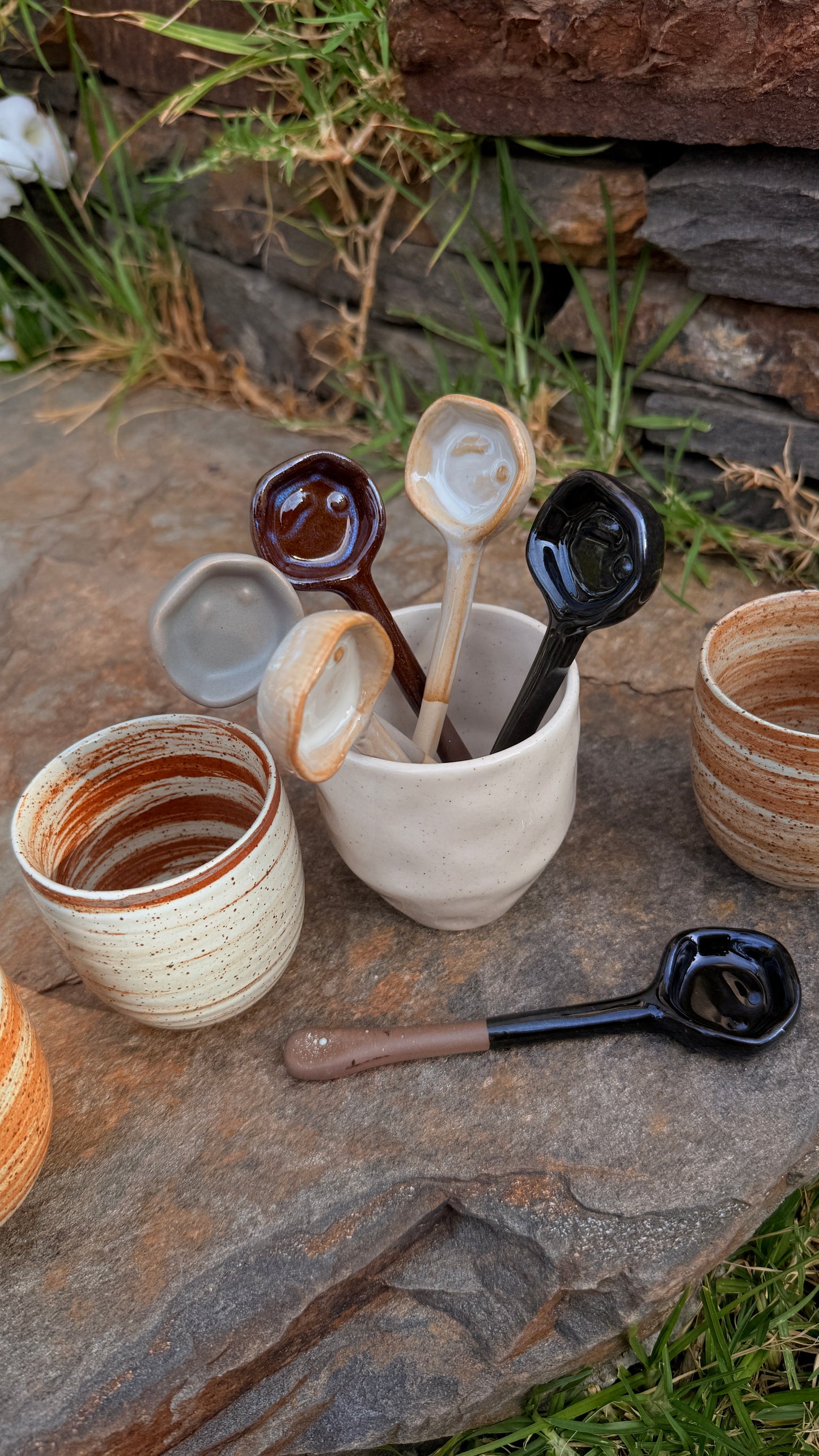 Pottery Spoons