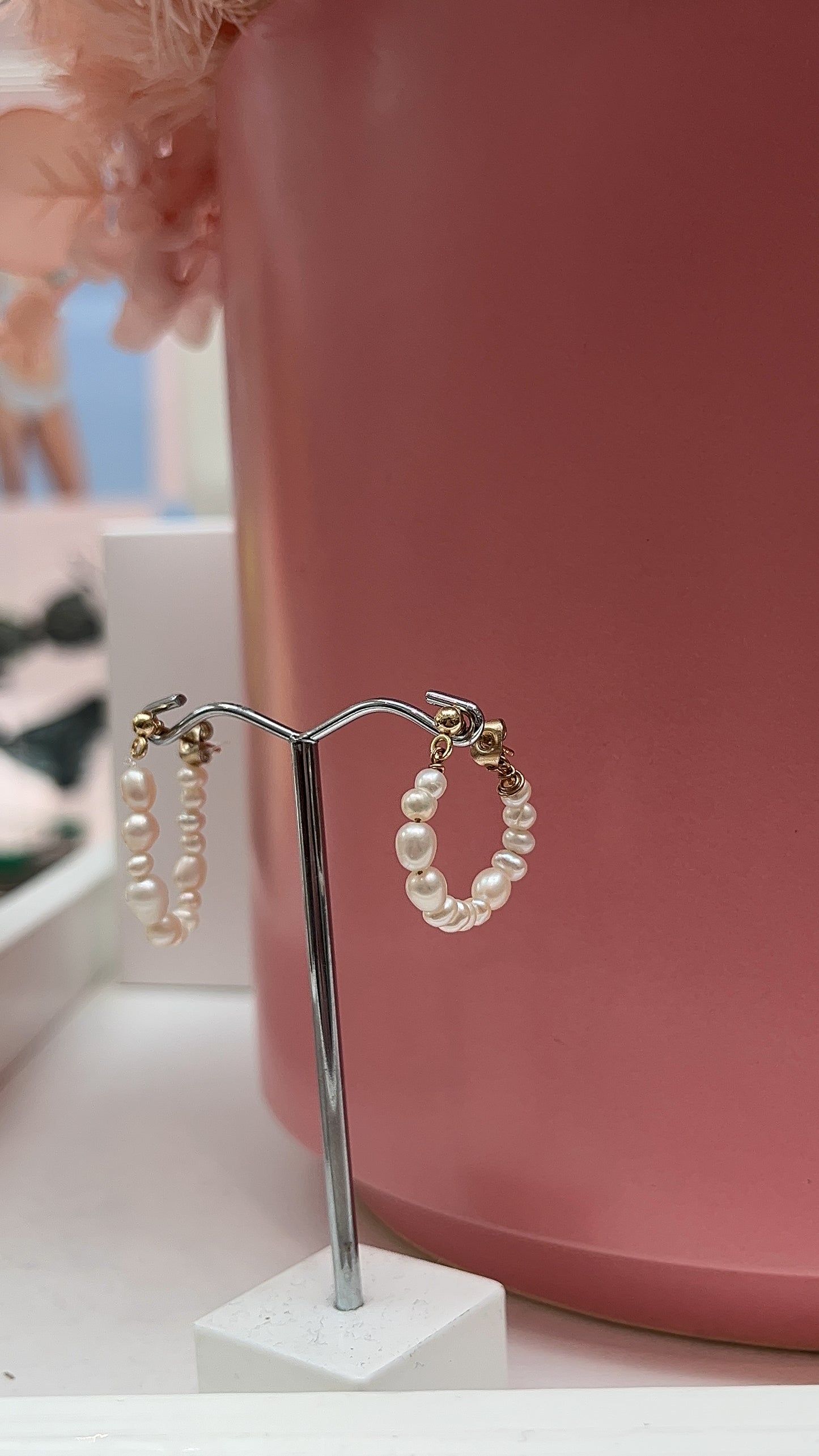 Fur Elise Pearl Studs