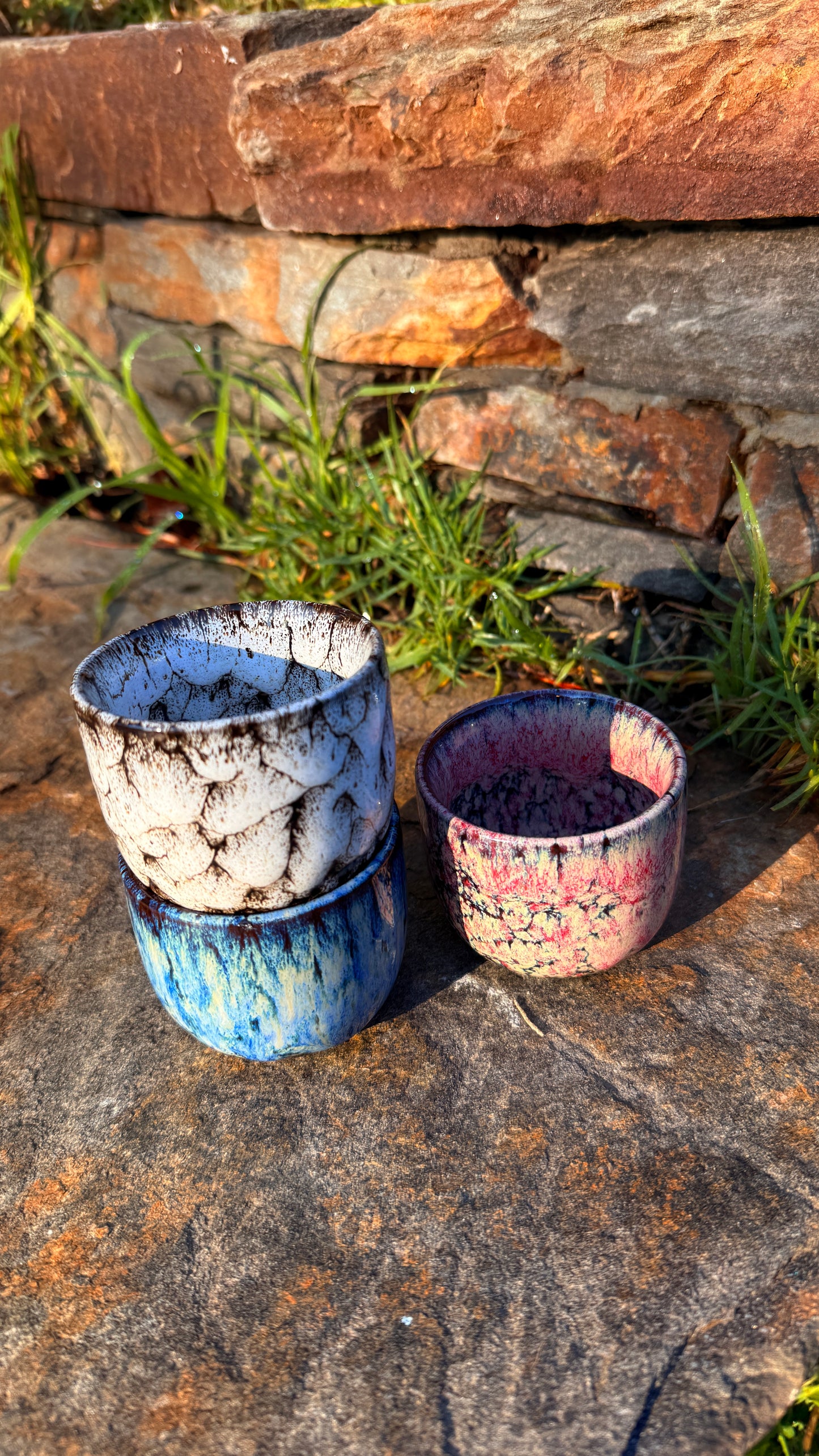 Set of 3 - Galaxy Glaze Mugs