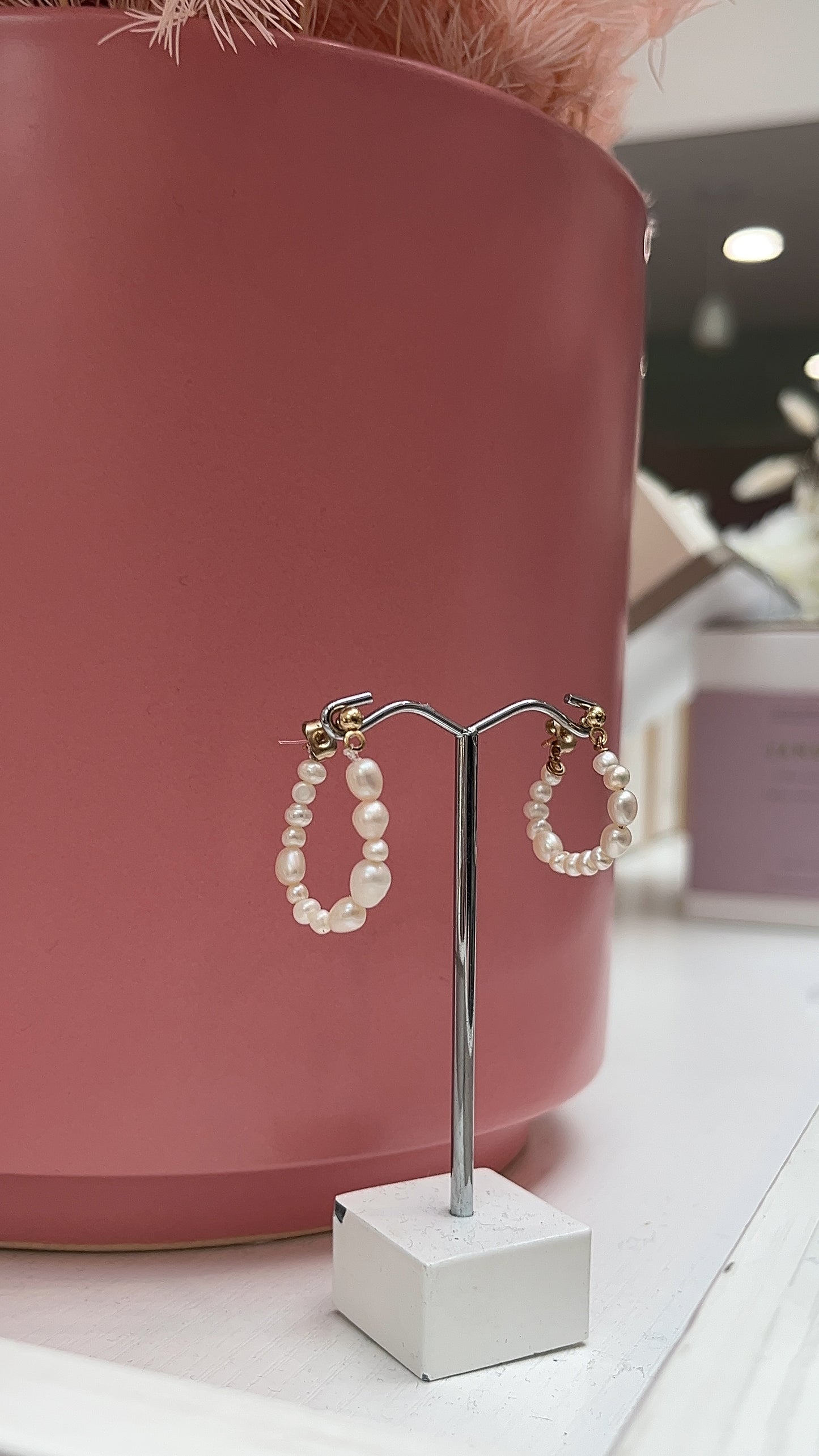 Fur Elise Pearl Studs