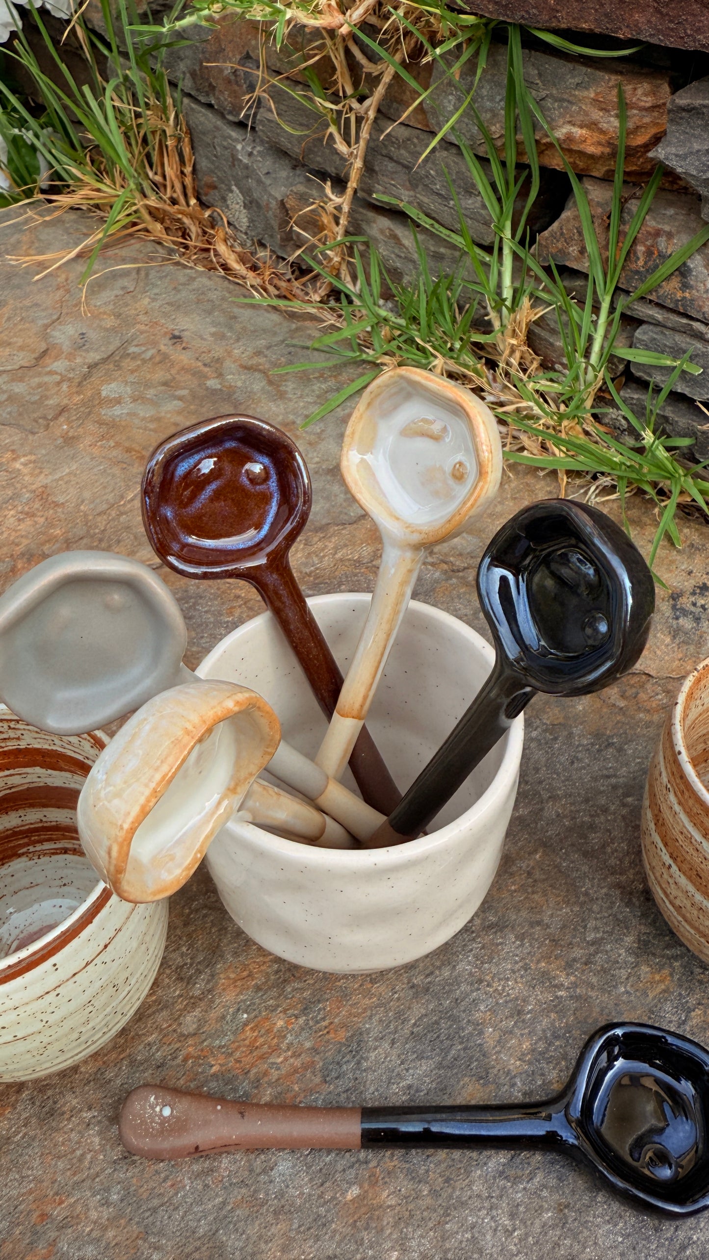 Pottery Spoons