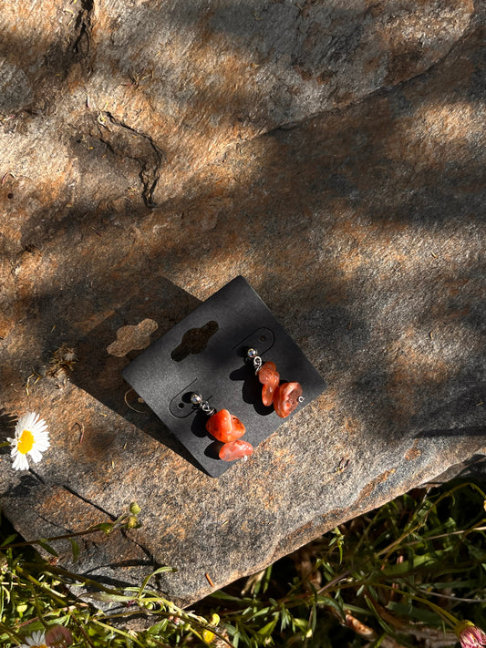 Carnelian Studs