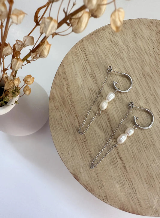 Erin Earrings - Silver